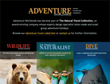 Tablet Screenshot of adventureworldwide.co.uk